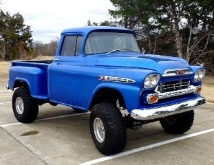 1959 Chevrolet Apache 4x4 Pickup Step~Side AC 350 AT $39.7k For Sale