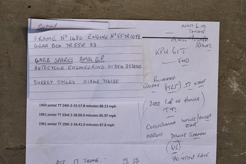 1951 AJS 7R Manx TT Race Bike For Sale (picture 58 of 60)