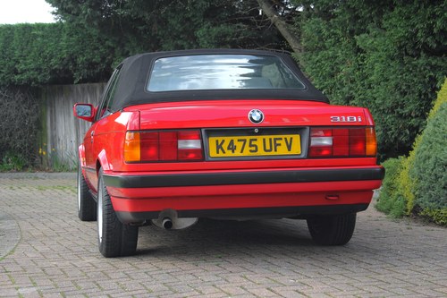 1993 BMW E30 318i LUX Convertible For Sale (picture 41 of 178)
