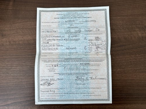 1972 Dodge Charger Series 3 318CI SE Brougham zum Verkauf (Bild 126 von 132)