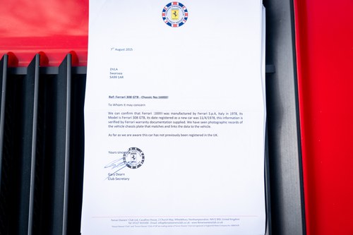 1978 Ferrari 308 GTB à vendre (picture 108 of 114)