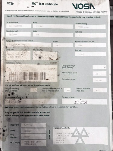 1988 Peugeot 205 GTI 1.9 In vendita (immagine 176 di 190)