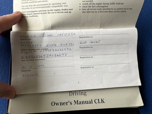 1999 Mercedes-Benz C208 CLK230 Kompressor Elegance à vendre (picture 146 of 148)