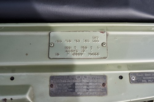 1972 Mercedes-Benz 350 SL R107 In vendita (immagine 153 di 189)