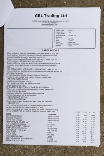 1980 Sunbeam Talbot Lotus Series I For Sale (picture 163 of 167)