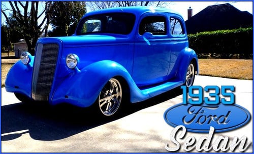 1935 Ford HumpBack Sedan Custom many mods 350 AT $56k For Sale