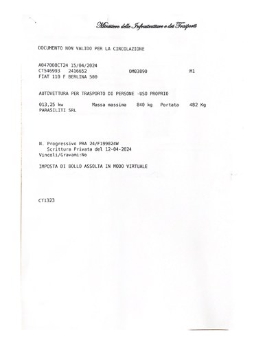 1970 Fiat 500 Jolly (Spiaggina Recreation) In vendita (immagine 127 di 128)