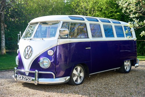 1966 Volkswagen T2 Samba 21 Window Deluxe In vendita (immagine 9 di 236)