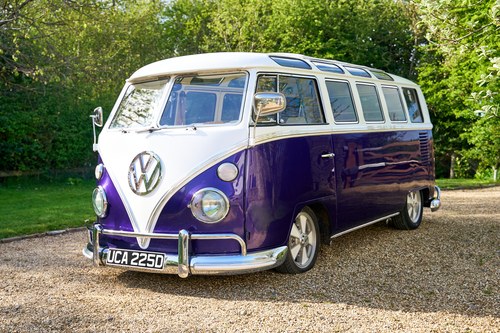 1966 Volkswagen T2 Samba 21 Window Deluxe In vendita (immagine 24 di 236)