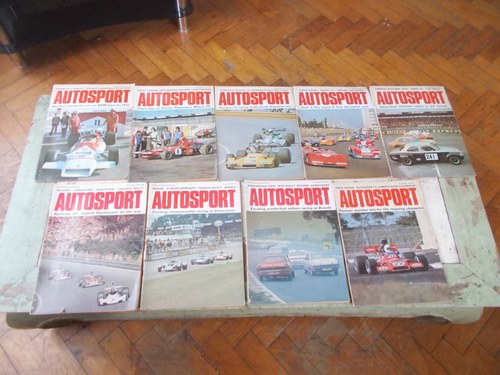 9 X AUTOSPORT MAGAZINES 1971 TO 1974 For Sale