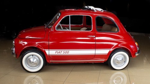 1966 Fiat 500F Berlina - Euro-specs Restored Red LHD $28.9k For Sale