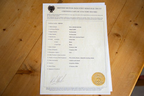 1958 MGA 1500 à vendre (picture 120 of 126)