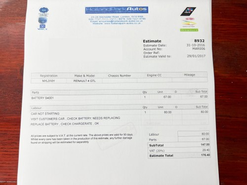 1983 Renault 4 GT L zum Verkauf (Bild 183 von 197)