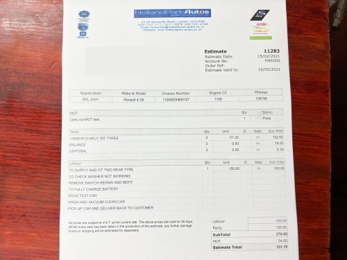 1983 Renault 4 GT L zum Verkauf (Bild 194 von 197)