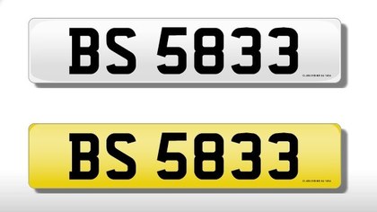 'BS 5833' Cherished Number - Available On Retention