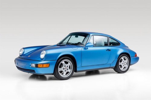 1992 Porsche 911 Carrera 2 Coupe 5 spd Blue(~)Grey $89.5k For Sale