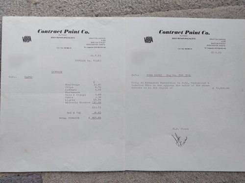 1973 Ford Capri Mk1 3000 GXL with 2.8 EFI V6 In vendita (immagine 164 di 177)