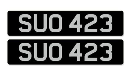 Private Plate 'SUO 423'