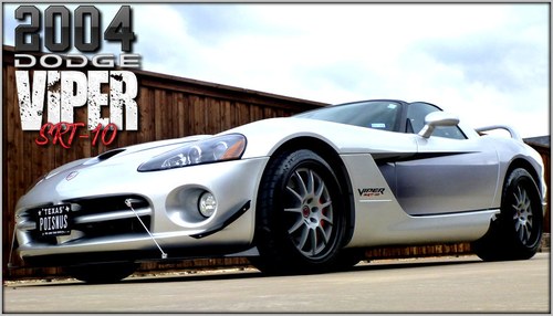 2004 Dodge Viper SRT-10 Coupe V10~Paxton Supercharger $59.9k For Sale