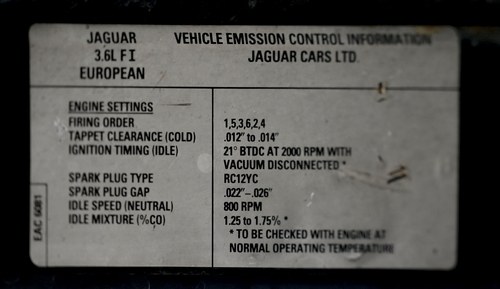 Jaguar XJ-SC Targa 3.6 Manual Te koop (foto 65 van 81)