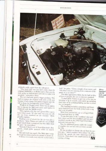 1973 Ford Capri Mk1 3000 GXL with 2.8 EFI V6 In vendita (immagine 171 di 177)