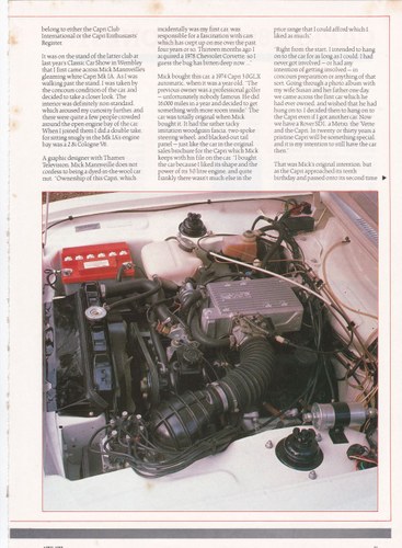 1973 Ford Capri Mk1 3000 GXL with 2.8 EFI V6 In vendita (immagine 173 di 177)