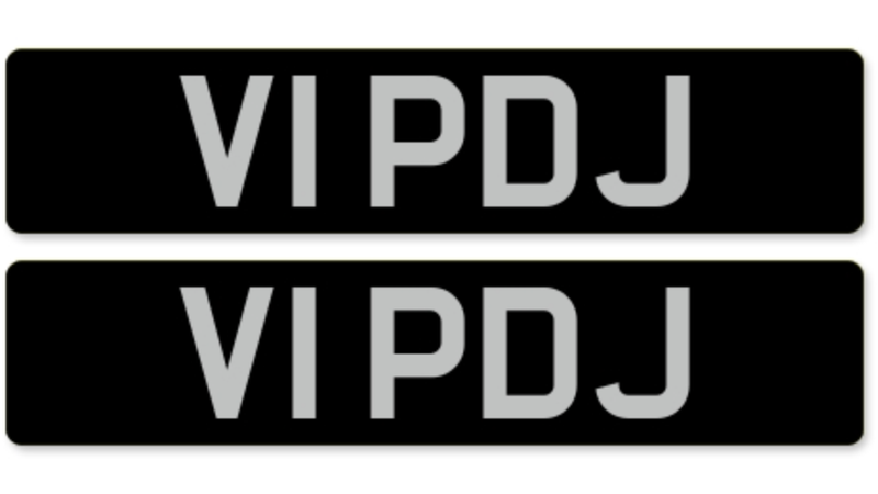 Private Registration - V1 PDJ In vendita (immagine 1 di 2)