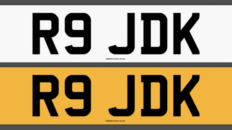 Private Registration - R9 JDK For Sale (picture 1 of 2)