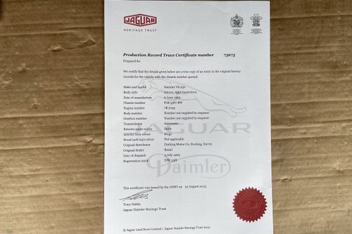 1969 Daimler 250 V8 Saloon zum Verkauf (Bild 175 von 184)