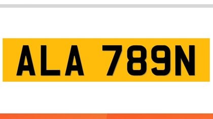 ALA 789N ALAN Private Number Plate On DVLA Retention Ready