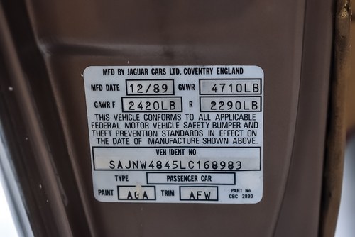 1990 Jaguar XJ-S Convertible 5.3 V12 For Sale (picture 83 of 91)