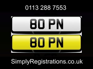 80 PN - Private Number Plate SOLD