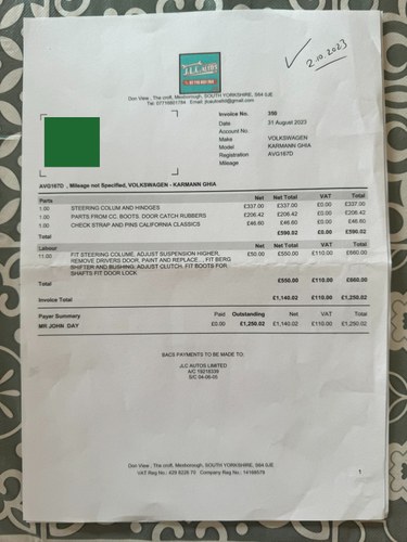 1966 Volkswagen Karmann Ghia Convertible For Sale (picture 159 of 171)