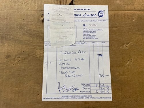 1965 Mercedes-Benz 300 SE Coupé W112 à vendre (picture 154 of 281)