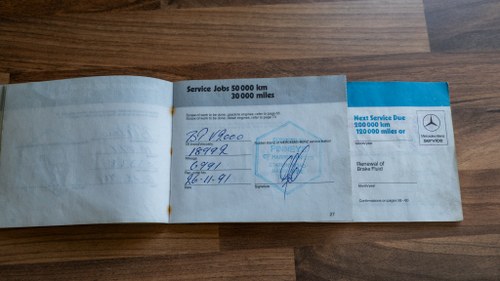 1986 Mercedes-Benz 300SL R107 till salu (bild 192 av 396)