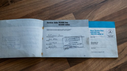 1986 Mercedes-Benz 300SL R107 till salu (bild 194 av 396)