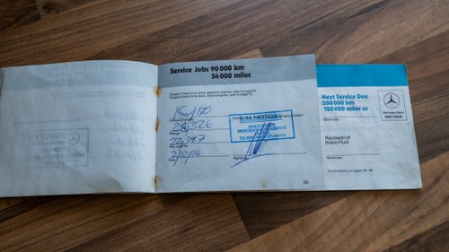 1986 Mercedes-Benz 300SL R107 till salu (bild 196 av 396)