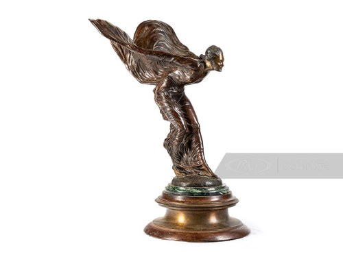 Rolls-Royce "Spirit of Ecstasy" Showroom Bronze in the style For Sale by Auction