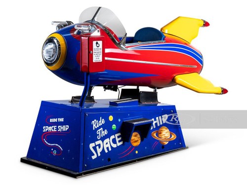 Space Ship Coin-Operated Kiddie Ride by Ballys, 1948 For Sale by Auction