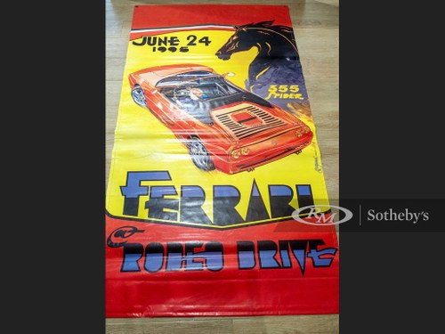 Ferrari  Rodeo Drive Vinyl Banner, 1995 For Sale by Auction