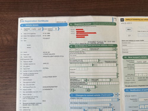 1989 Peugeot 405 Mi16 (Phase 1) For Sale (picture 188 of 202)