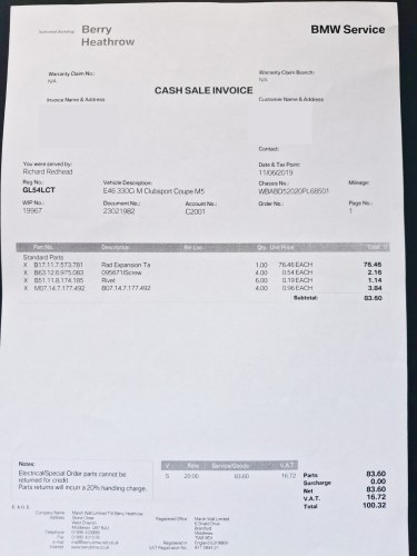 2005 BMW E46 330CI Clubsport à vendre (picture 225 of 233)