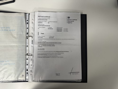 2006 Aston Martin Vantage 4.3 Manual till salu (bild 136 av 155)