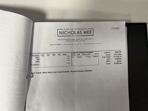 2006 Aston Martin Vantage 4.3 Manual till salu (bild 149 av 155)