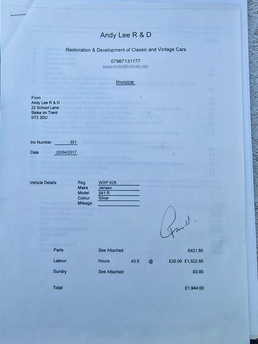 1959 Jensen 541R Te koop (foto 325 van 327)