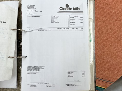 1967 Alfa Romeo Spider 1750 ‘Duetto’ In vendita (immagine 182 di 231)