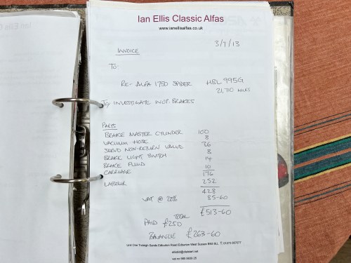 1967 Alfa Romeo Spider 1750 ‘Duetto’ In vendita (immagine 190 di 231)