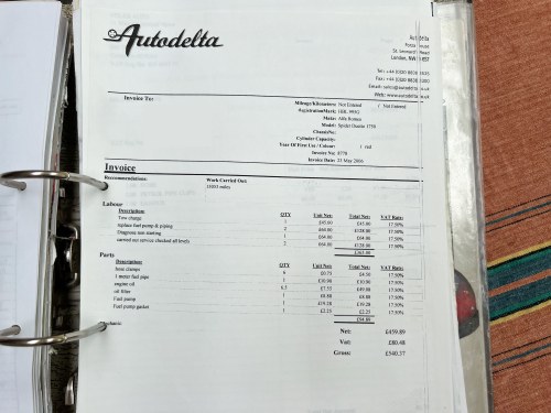 1967 Alfa Romeo Spider 1750 ‘Duetto’ In vendita (immagine 198 di 231)