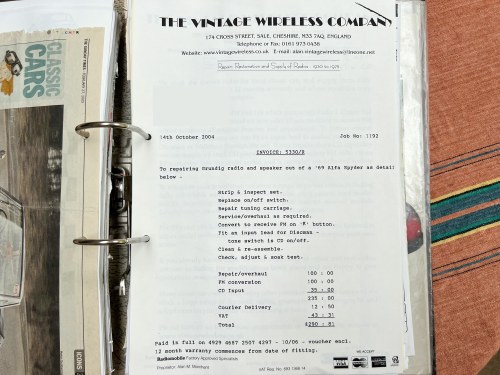 1967 Alfa Romeo Spider 1750 ‘Duetto’ In vendita (immagine 204 di 231)