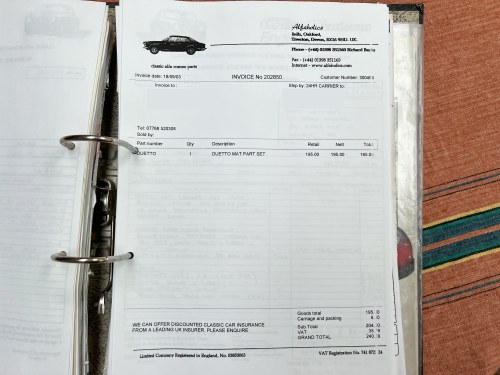 1967 Alfa Romeo Spider 1750 ‘Duetto’ In vendita (immagine 208 di 231)